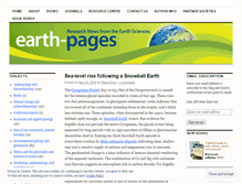 Tablet Screenshot of earth-pages.co.uk